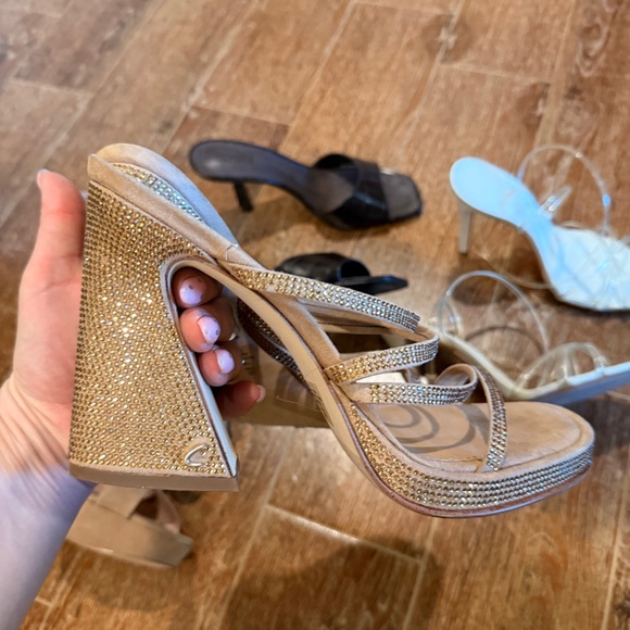 Designer Shoe Lot Bundle Size 11 Schutz Steve Madden Sam Edelman Heel Mules - Picture 2 of 5